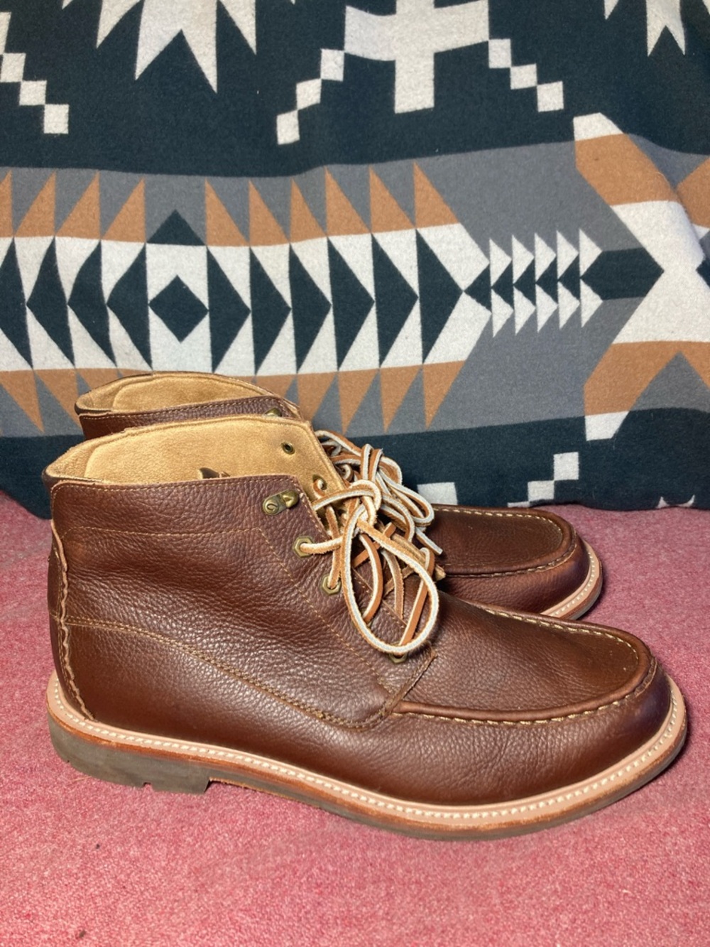 OLUKAI Kohala Leather Moc Toe Boots